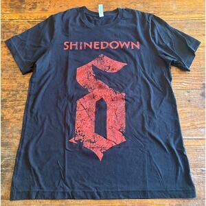 NWOT Shinedown THE VOICES IN MY HEAD ARE LEGENDARY Black TShirt 100% Cotton MED